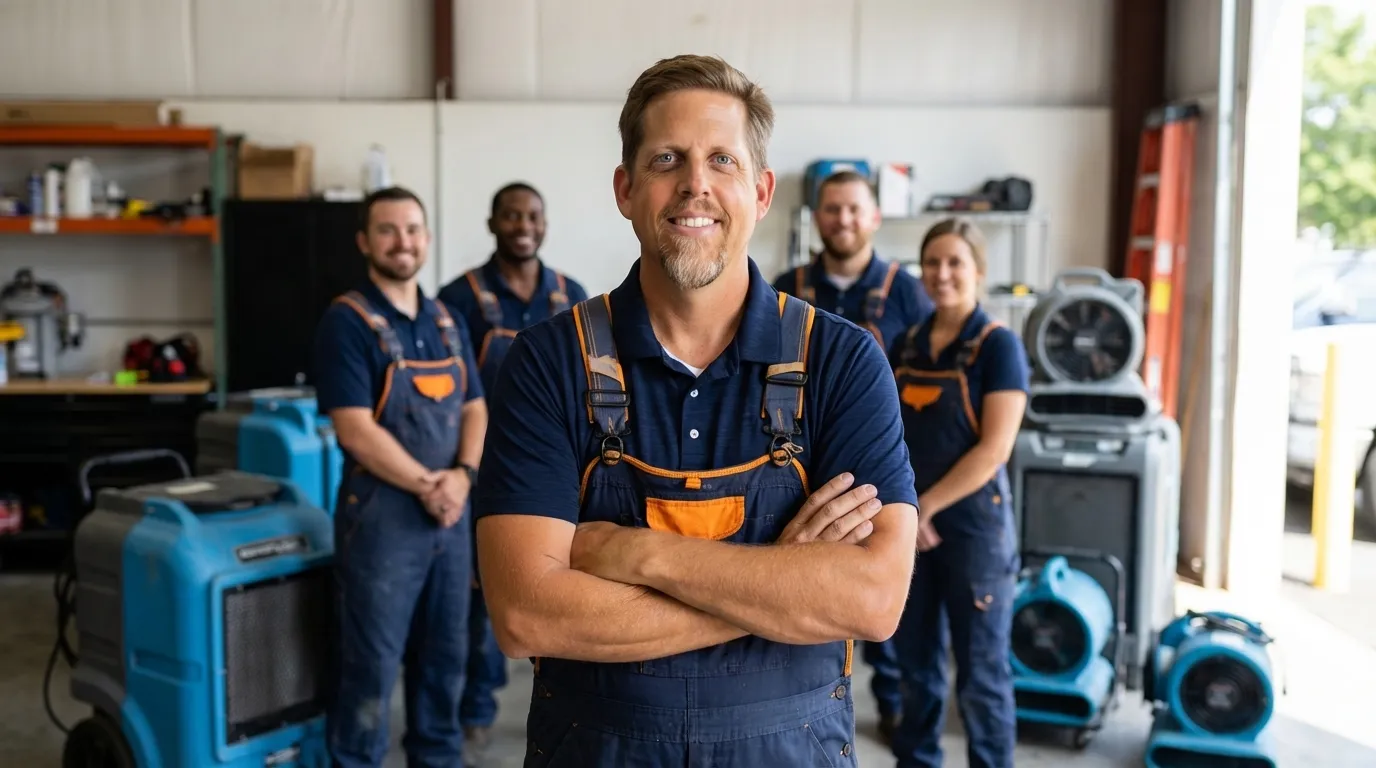 Team photo of Water Damage Charlotte experts providing water damage restoration services in Charlotte, NC
