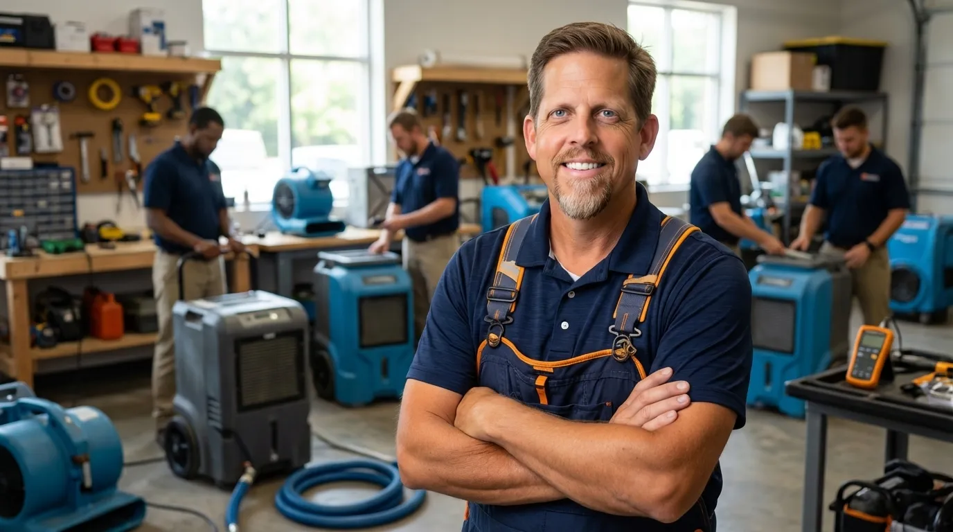 Step-by-step water damage restoration process by Water Damage Charlotte experts in Charlotte, NC